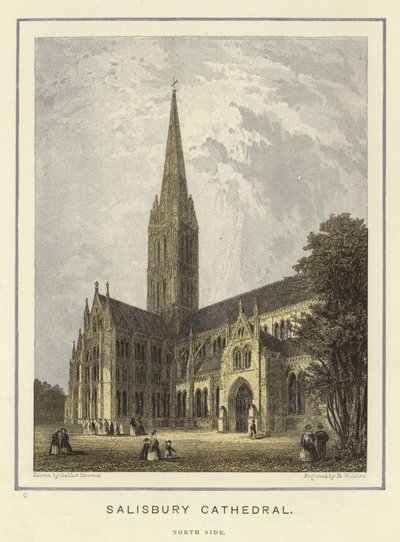 Kathedrale von Salisbury, Nordseite von Hablot Knight Browne